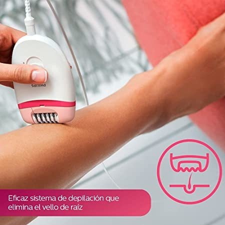 Imagen 10 de 11 de Depiladora Electrica 15 V Blanco Accesorio Bre235 Philips