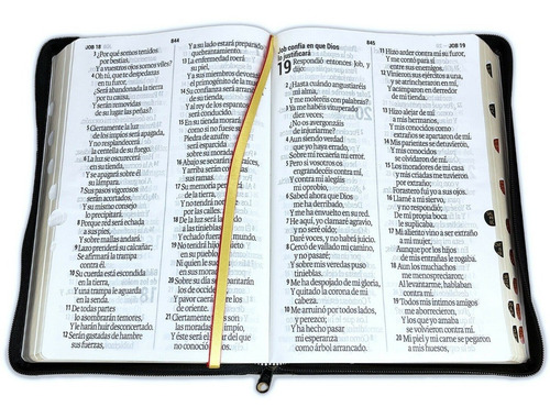 Imagen 3 de 4 de Biblia Reina Valera 1960 Letra 19 Super Gigante Cierre Negro