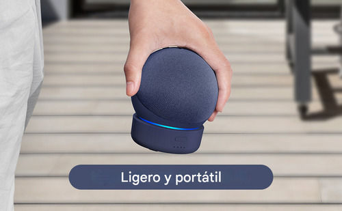 Soporte Base De Batería Para Alexa Echo Dot 4.ª Gen 5200 Mah Color Azul GGMM D5-Blue