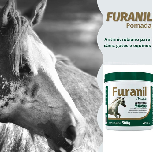 Pomada Antimicrobiano Furanil Vetnil-500g - Imediato