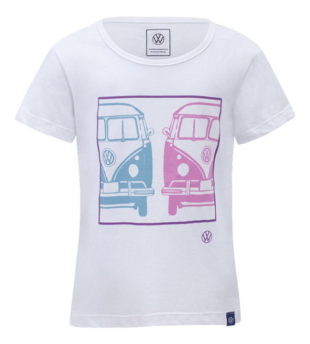 Camiseta Selfie Infantil Kombi Tam 8 Anos -  Volkswagen