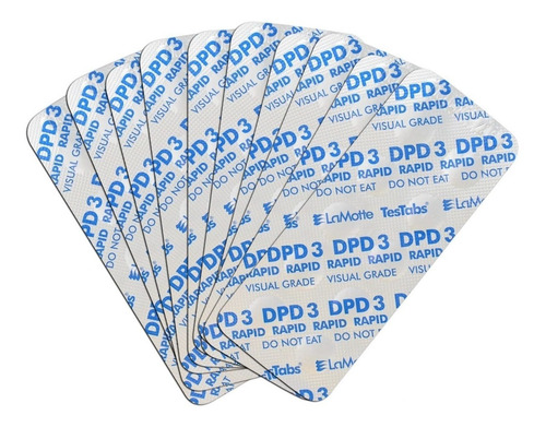 Pastillas Dpd 3 Para Medir Cloro Combinado Visual Caja 1000
