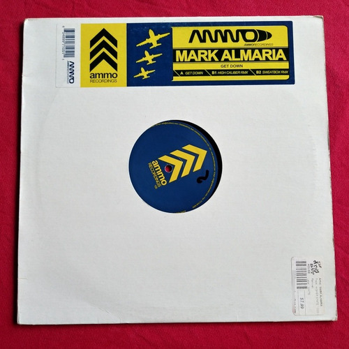 Mark Almaria Get Down (house) Maxi 12'' 1ra Ed Muy Bueno Lea