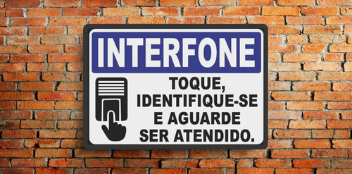 Placa Sinalização Condominio Portaria Interfone Informação