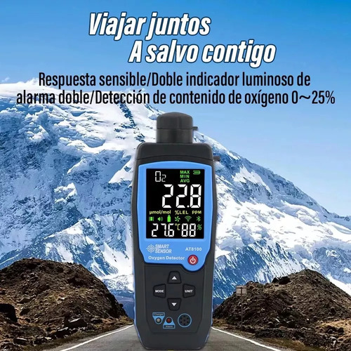 Digital Detectores Oxígeno Portátil Alta Calidad Y Sensible