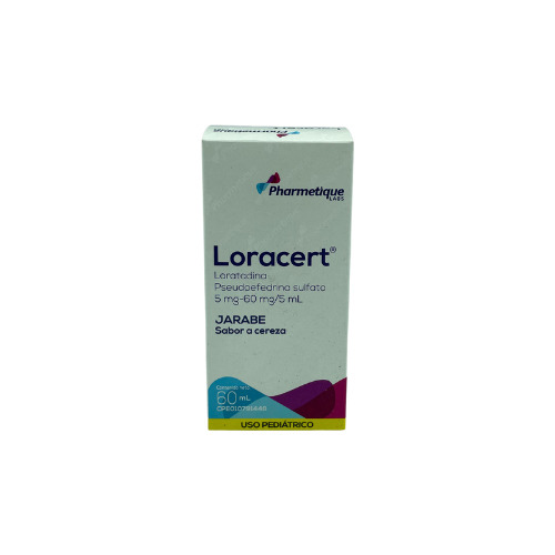 Loracert 5 Mg - 60 Mg / 5 Ml X 60 Ml