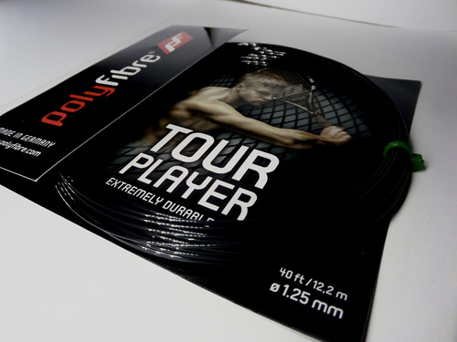Set Corda Tenis Polyfibre Tour Player 1.25 Duravel Spin