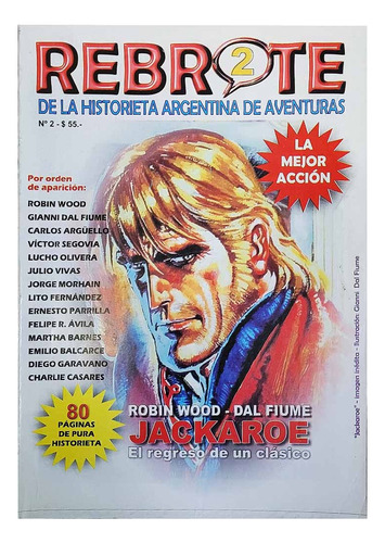 Revista Rebrote #2 De La Historieta Argentina De Aventuras