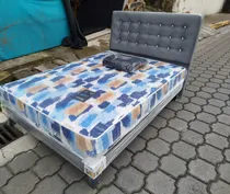 Comprar Oferta Base Cama+ Espaldar+ Colchón Chaide+ Almohada+ Envío