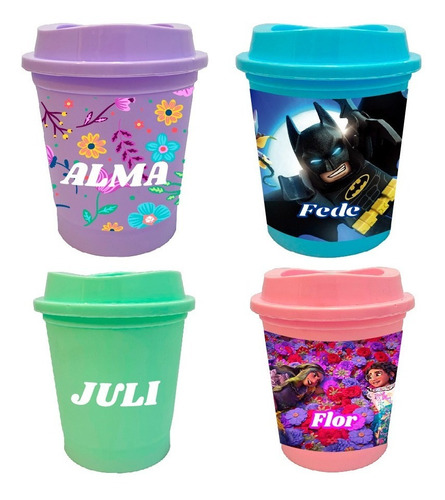 Vaso Térmico Mini Personalizado Nombre Diseño Infantil Niños