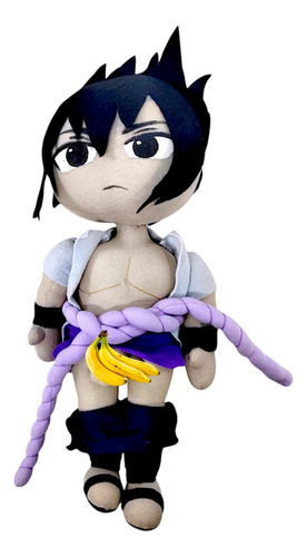 Peluche Sasuke Uchiha Naruto Shippuden Hentai Hecho A Mano Negro Y Azul