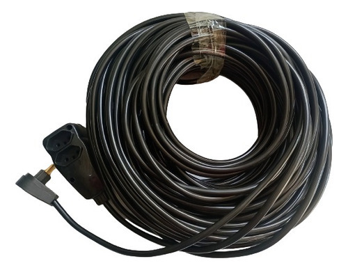 Extensao Eletrica Reforcada Pp 2x2,5mm Profissional 8 Mts Cor Preta 127V/220V