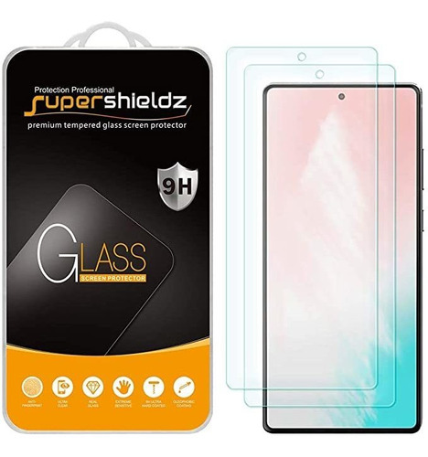 Supershieldz - Protector De Pantalla De Cristal Templado Par