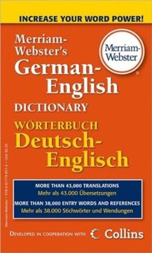 Book : Merriam-webster's German-english Dictionary (germ...