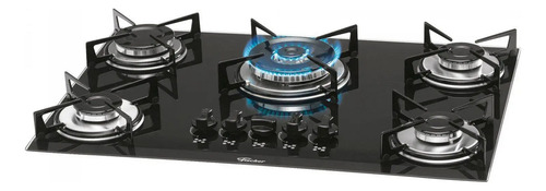 Fogão Cooktop Fischer 5 Bocas Tripla Chama 1743-5733 Preto 110v/220v