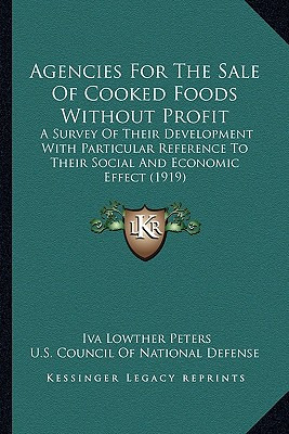 Libro Agencies For The Sale Of Cooked Foods Without Profi...