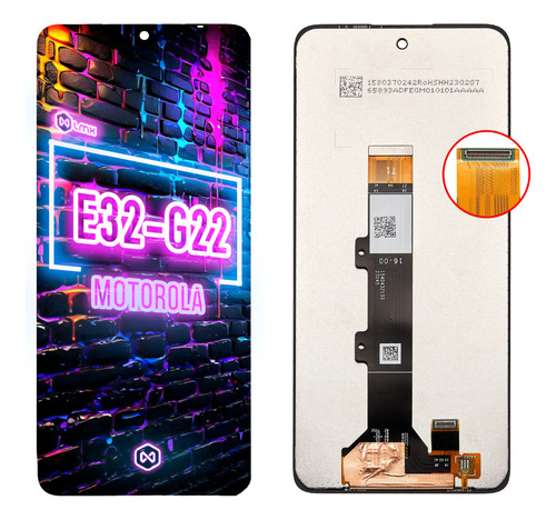 Modulo Pantalla Display Para Motorola Moto E32 G22 E22s Negro