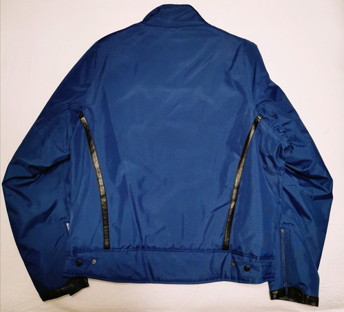 Chamarra De Moda Tipo Motociclista Quickshark Color Azul.