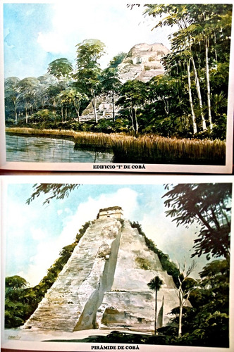 Libro: Acuarelas De Las Ruinas Mayas - Yandi Lizardo (Usado)
