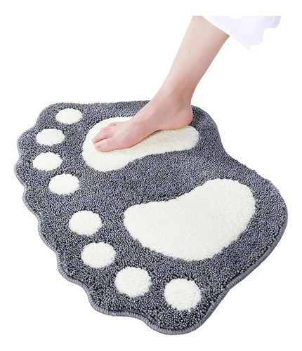Felpudo De Terciopelo Grueso Para Baño, Antideslizante, Felp