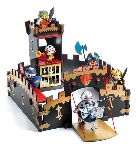 Castillo Fortaleza De Guerreros Arty Toys Djeco 35cm X 47cm