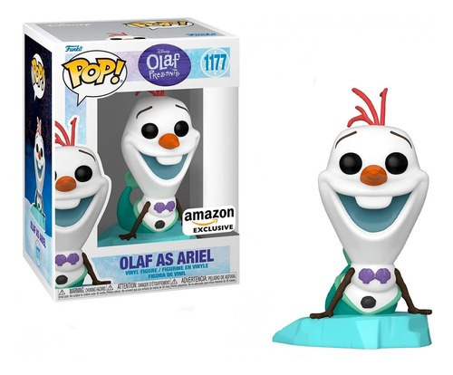 Boneco Funko Disney Amazon Exclusive Olaf As Ariel 1177