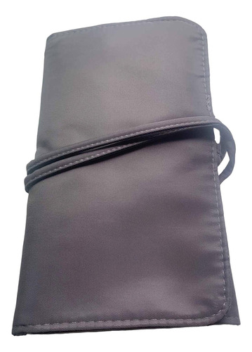 Bolsa Organizadora De Brochas De Maquillaje, Soporte Gris