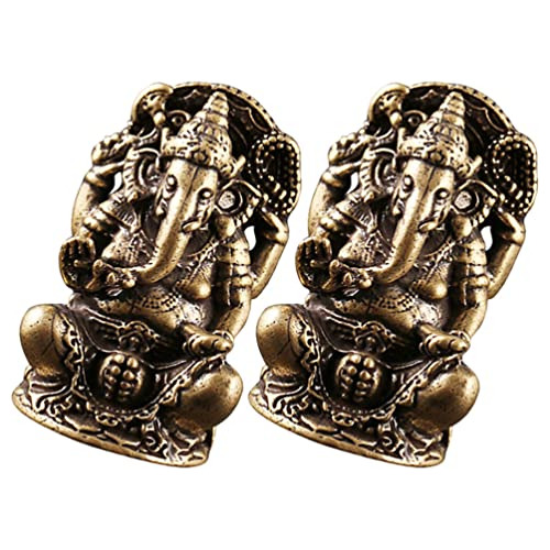 Estatuas Lord Ganesha Latón Feng Shui Ganapati Buda Riqueza