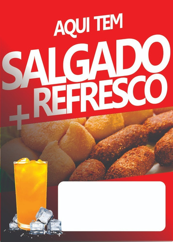 Banner Salgado + Refresco 40x60