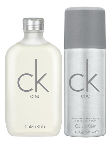 Set Calvin Klein Ck One Unisex 100ml Edt (2pzas)