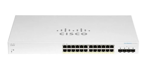 Switch Cisco Cbs220-24t-4g Admin L2 De 24 Ptos + 4 Sfp Rack