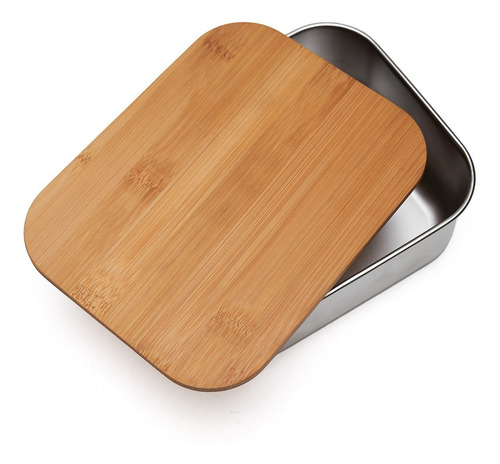 Imagen 3 de 9 de Contenedor De Alimentos Boite De Acero C/elastico | Giveaway