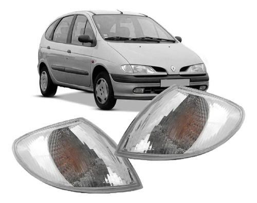 Par Pisca Dianteiro Megane Scenic 1998 99 00 2001 Cristal