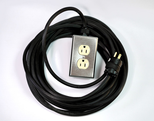 Extension Uso Rudo 12 Mts Contacto Duplex Calibre 3x14 Cda