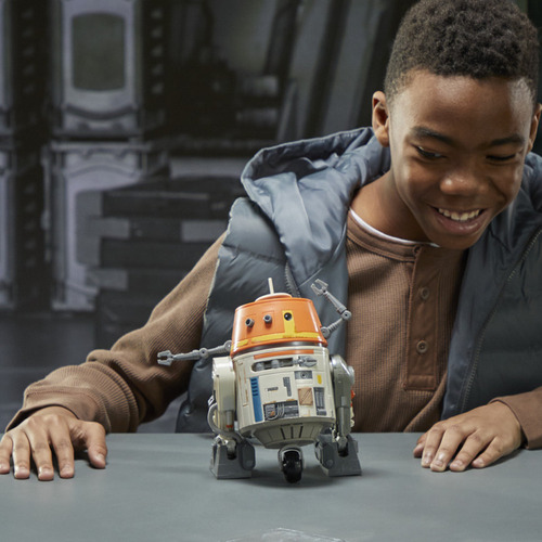 Figura De Acción Star Wars Chatter Back Chopper Animatrónico