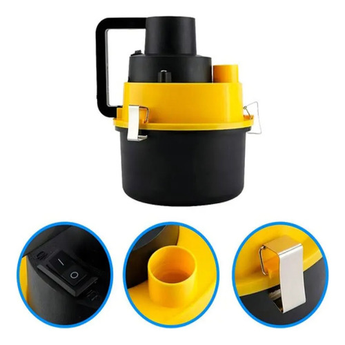 Aspirador Portátil Compacto De Agua Y Polvo De 90 W 12 V