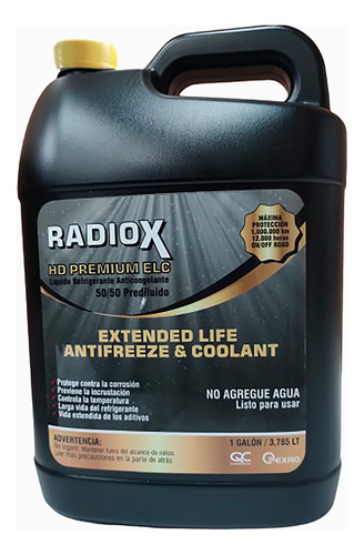 Radiox Hd Premium Elc-refrigerante Larga Vida