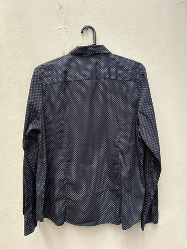 Camisa A Lunares Elastizada - H&m - Talle Eur46 (Usado)