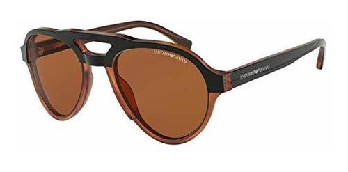 Armani Ea4128 Gafas De Sol-54 -, Marrón Whvcv