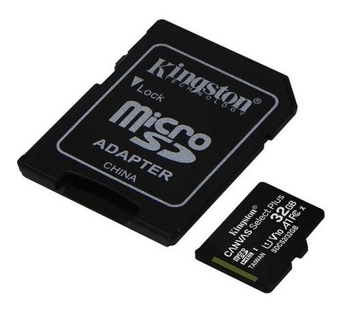 Imagen 1 de 3 de Tarjeta De Memoria Micro Sd Kingston 32gb Canvas Select Plus