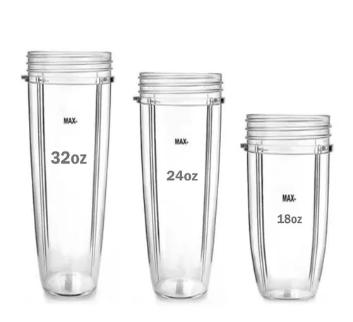 Vaso Nutribullet Originales 18 24 Y 32 Onzas