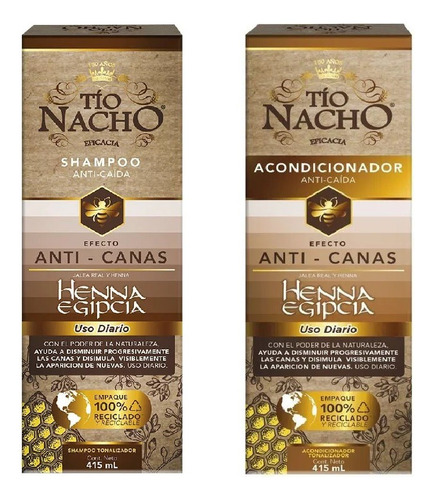Anti Canas Tío Nacho Champú + Acondicionador 415ml Original