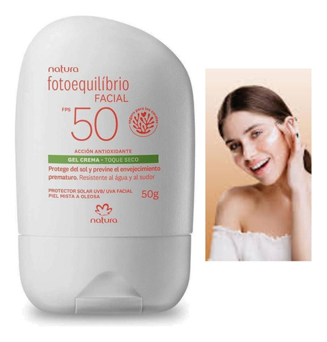 Fotoequilibrio Facial Fps50 Piel Mixta A Oleosa 50g Natura