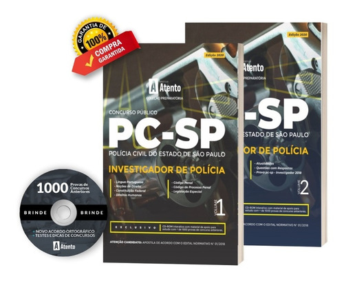 Apostila Pc-sp Investigador De Polícia - Preparatória 2020