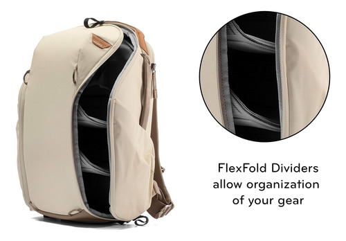Peak Design Everyday Backpack Zip 15l Bone, Mochila De Mano