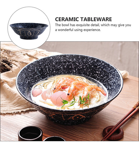 Tazón De Ramen De 10 Pulgadas Estilo Japonés