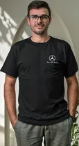 Comprar Camiseta T-shirt Remera Masculina Moda Bordada Mercedes-benz