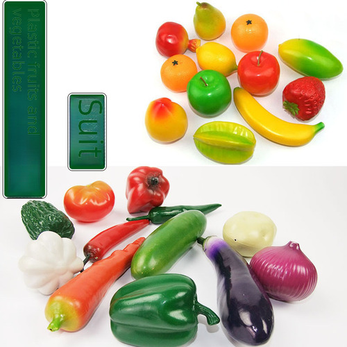 . Traje De Frutas Y Verduras Artificiales Realistas