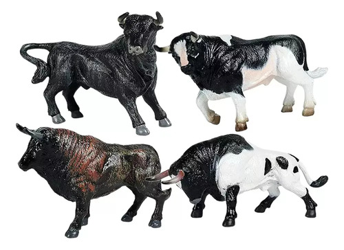 12 Figuras Realistas De Animales De Granja Modelo Vaca Para