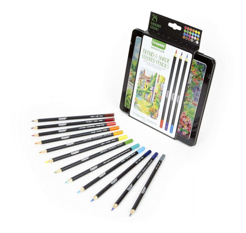 Set De 24 Colores Ideales Para Mezclas Y Sombras- Crayola